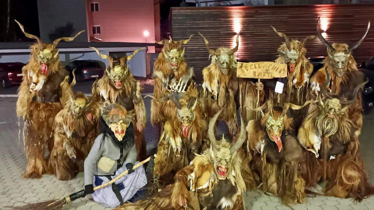 Am Samstag findet der traditionelle Fellacher Krampuslauf am Dorfplatz Obere Fellach statt