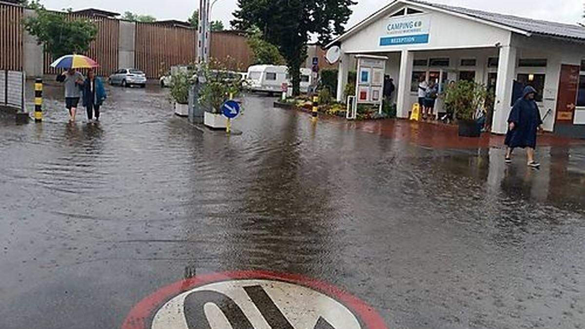 Enorme Regenmengen im Kärnten