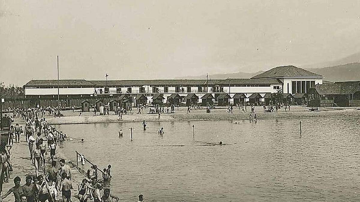 Das Strandbad im Jahre 1931