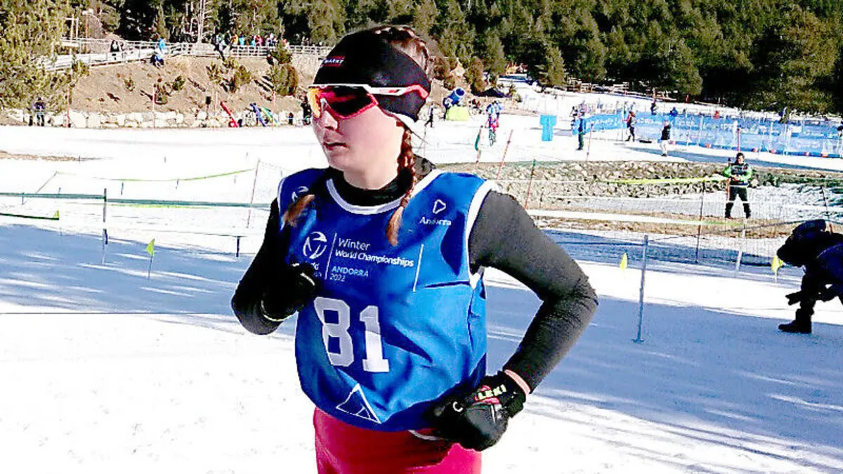 Katja Krenn machte vor allem auf der Crosslaufstrecke eine gute Figur