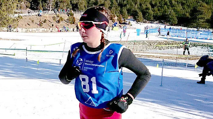 Katja Krenn machte vor allem auf der Crosslaufstrecke eine gute Figur