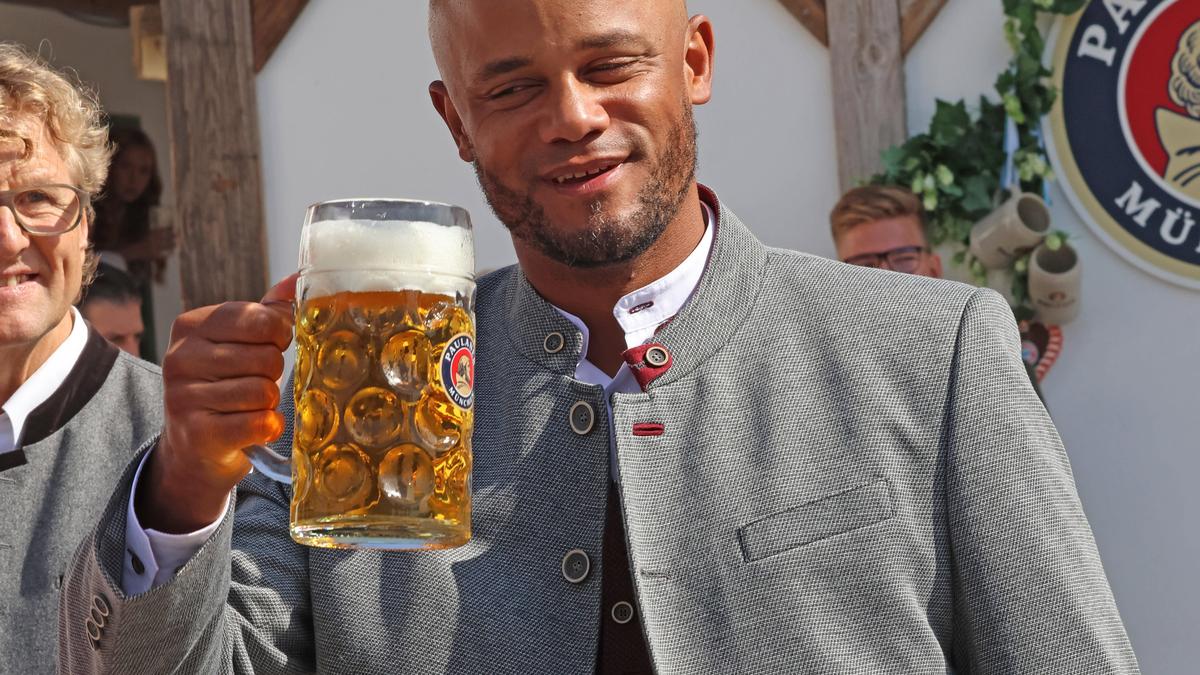 Bayern-Trainer Vincent Kompany am Oktoberfest