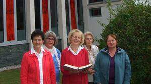 Ingrid Wallner, Irmgard Rogl, Waltraut Kleinwächter, Hilde Filzmaier und Helga Varga setzen sich mit ihren Aktivitäten für den Erhalt der evangelischen Kirche ein