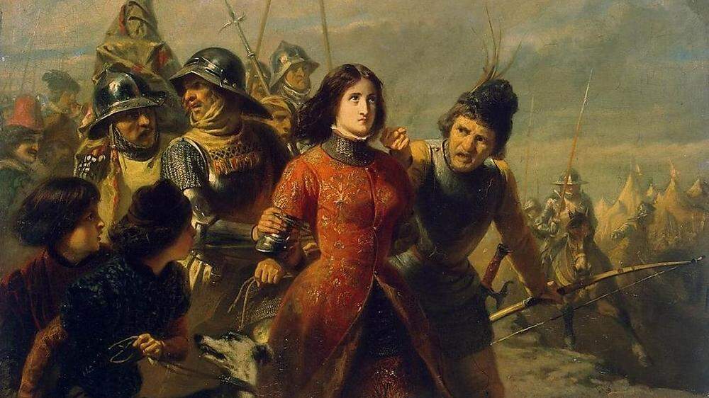Verhaftet, verurteilt, verbrannt: Gemälde von Jeanne-d'arc