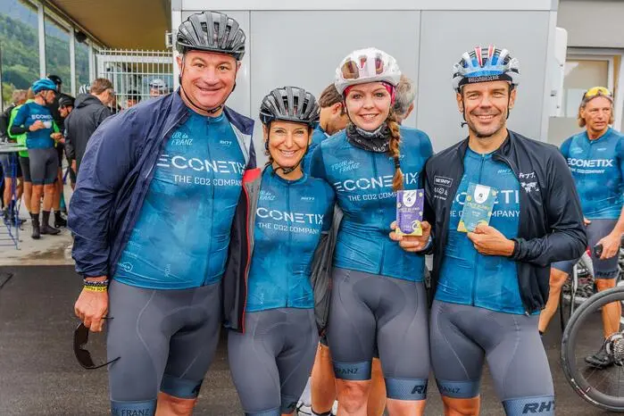 Tour de Franz Start Sportplatz Treffen