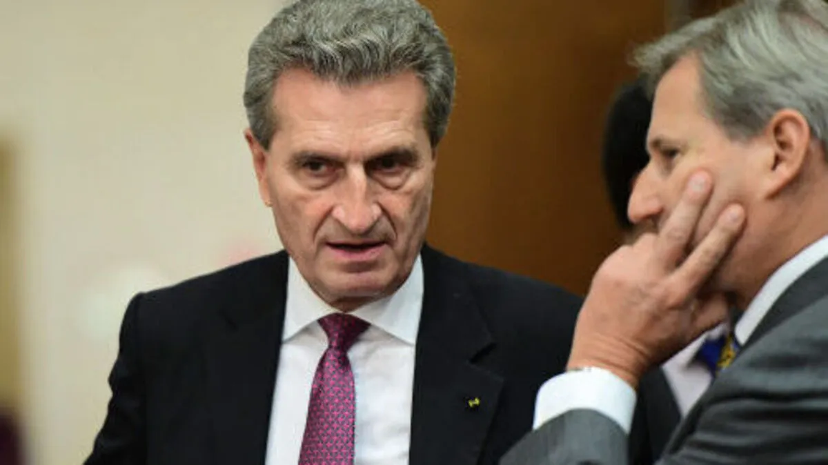 EU-Kommissar Günther Oettinger