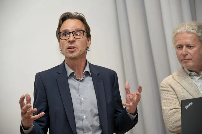 Der Leiter der Innenpolitik der Kleinen Zeitung, Walter Hämmerle, und Verkaufsleiter Thomas Kreuzer begrüßten die Gäste.