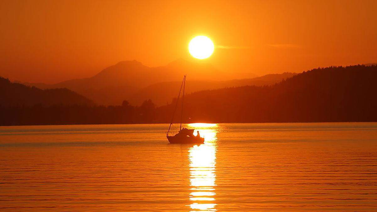 So viel Sonne hat der Wörthersee in einem Dezember noch nie gesehen