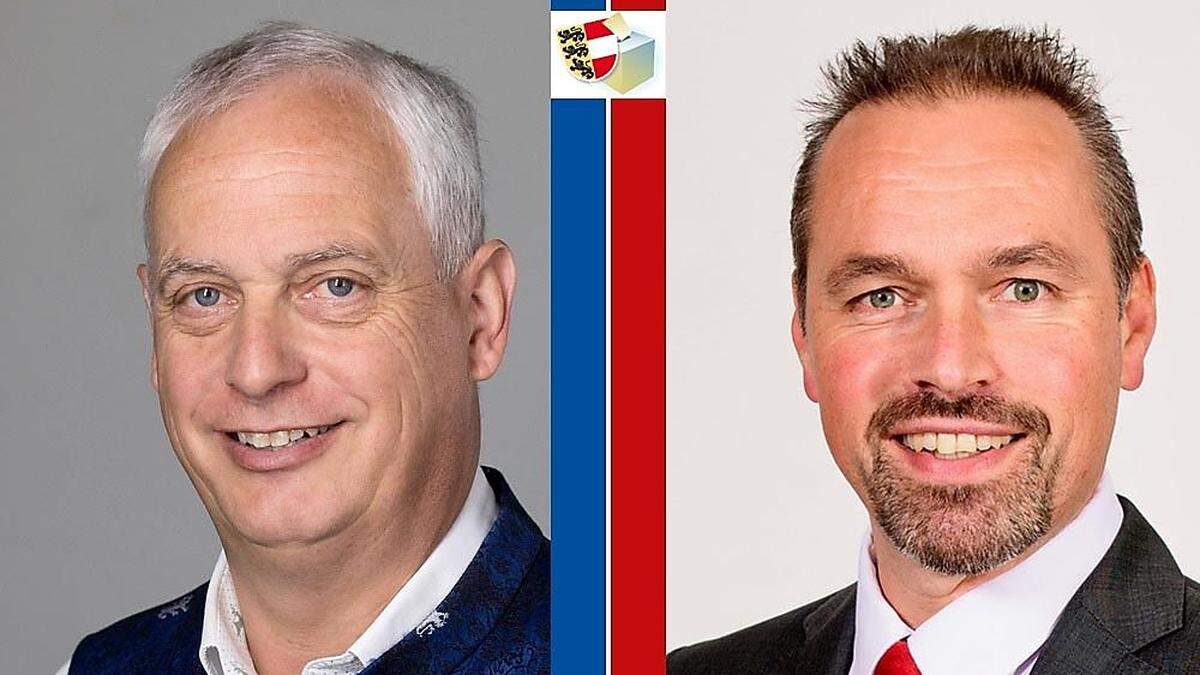 Hermann Jantschgi (FPÖ) und Markus Salcher (SPÖ): Beide wollen in Kirchbach (wieder) Bürgermeister werden