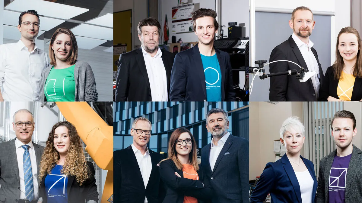 Die Kampagne der FH JOANNEUM 2018 stellt die Zusammenarbeit mit Unternehmen wie KNAPP, AVL, Milupa, voestalpine BÖHLER Edelstahl, PORR und der APA in den Mittelpunkt