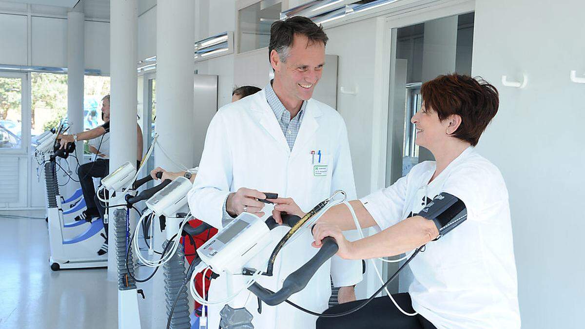 Primarius Michael Muntean leitet die Lungen-Rehabilitation in Althofen