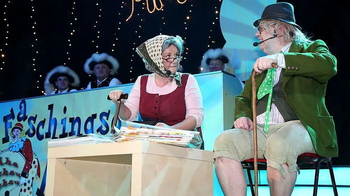 Andrea Köck und Willi Wurzer sorgten in der Nummer „Althofner Tschentsche“ im Vorjahr für Lacher