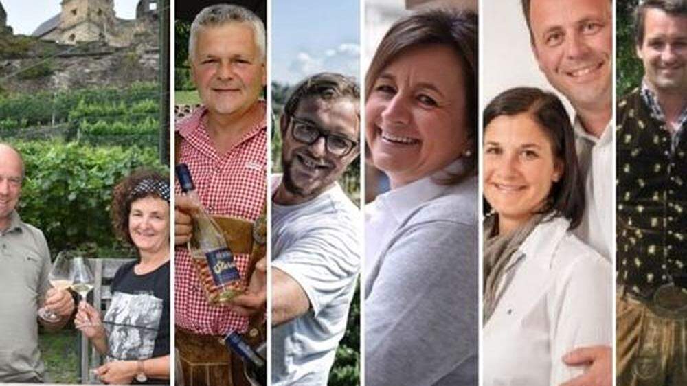 Sechs Winzer aus Mittelkärnten warten mit regionalem Weinkarton auf