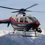 Der Polizeihubschrauber spürte die  Verdächtige auf