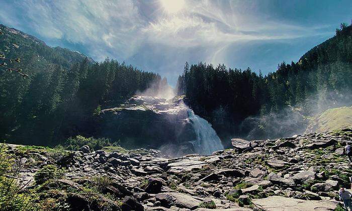 Die Krimmler Wasserfälle traten für Salzburg an
