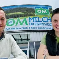 Florian Leitner und Antonia Krenn befürworten die Einbringung der OM in die Berglandmilch