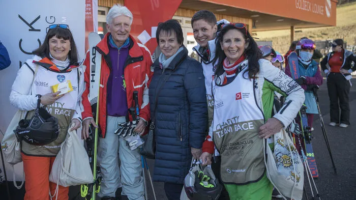 Auch Viktor Plank kam mit seiner Rennausrüstung auf den Sportberg