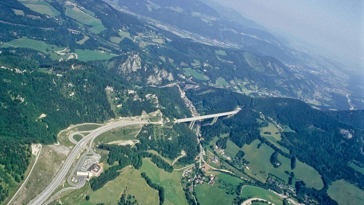Blick auf den Semmering | Zersiedelung in Österreich