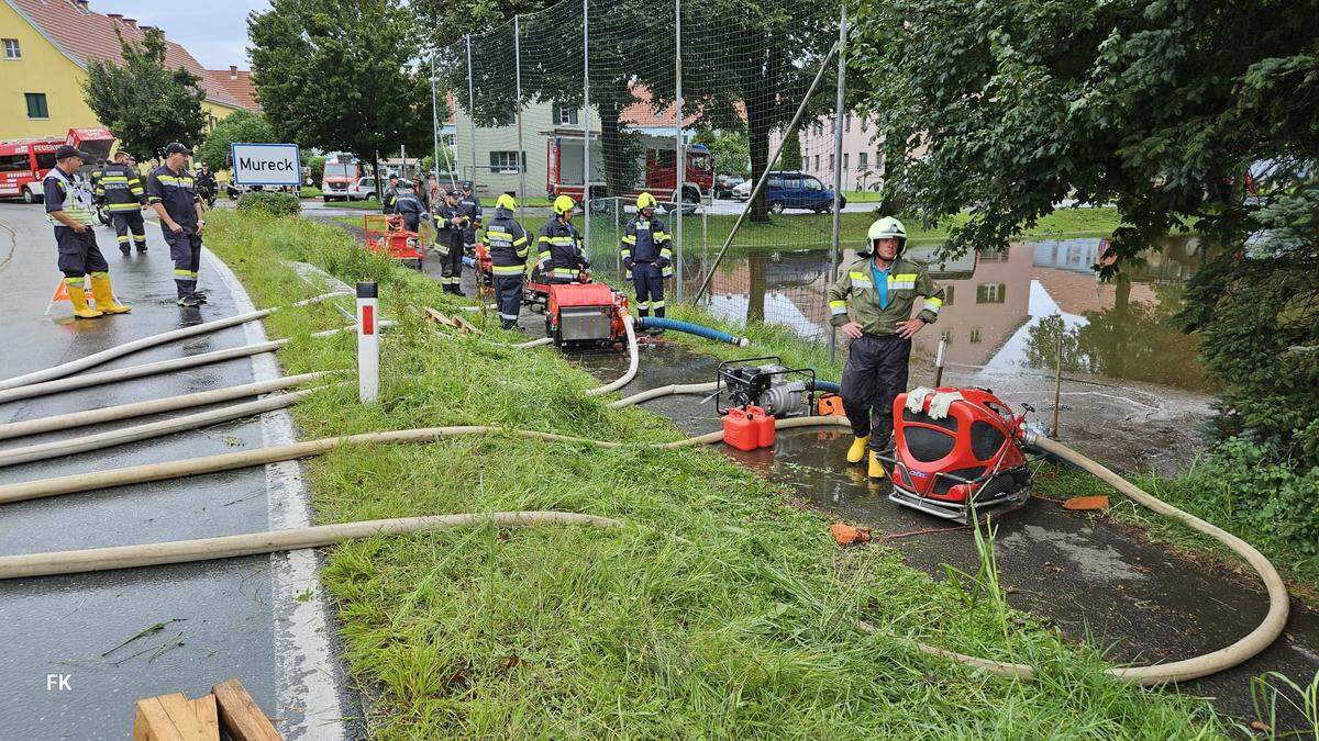 Beim Reduktionsbecken in Mureck musste sofort gehandelt werden