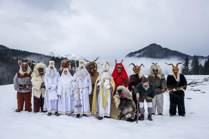 Die gesamte Gruppe rund um den Thomasnikolo