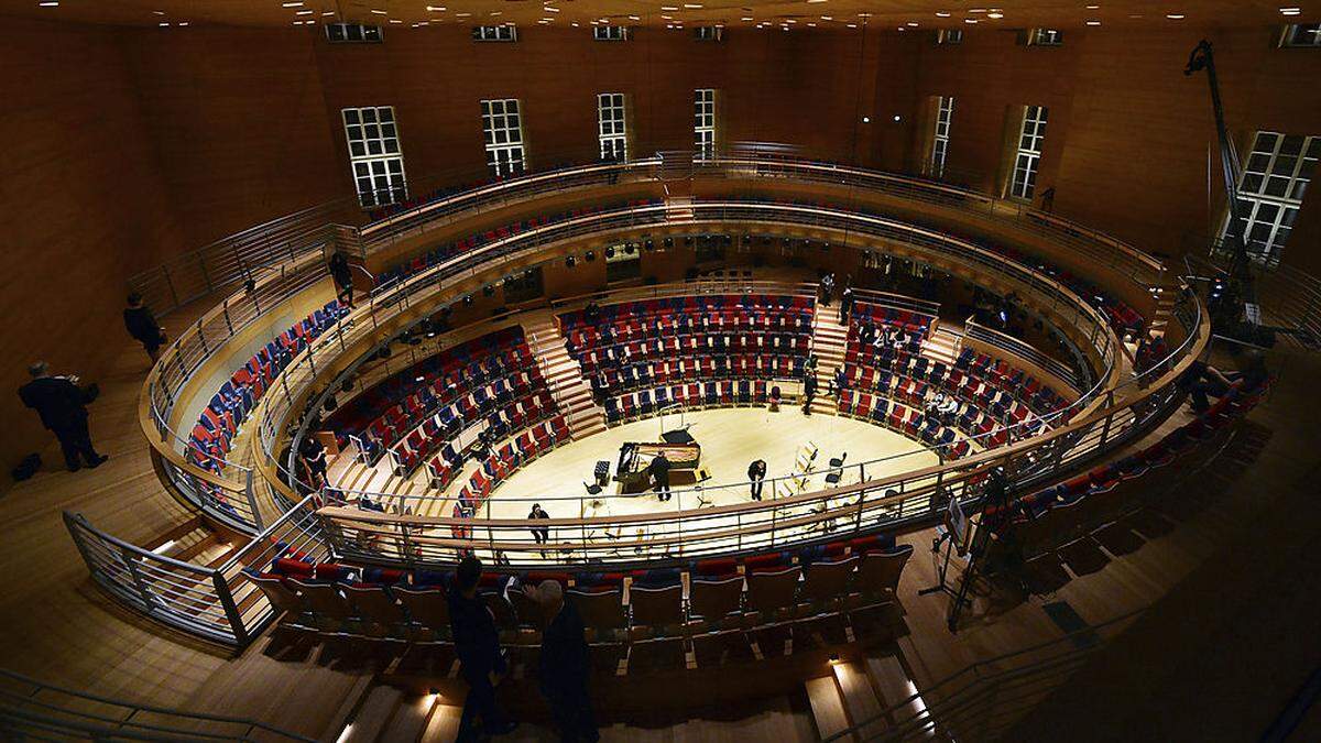 Der Pierre-Boulez-Saal, Teil der von Barenboim gegründeten Musikakademie