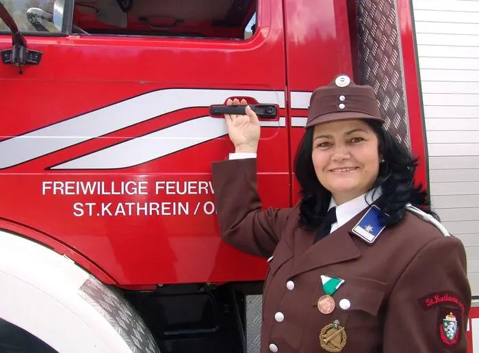 Mit 35 Jahren kam Steinbauer als Quereinsteigerin zur Feuerwehr