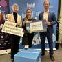 Technologiereferentin Gaby Schaunig, Gründerin und Primus-Gewinnerin Magdalena Druml sowie Neo-Build-Geschäftsführer Martin Trink | Technologiereferentin Gaby Schaunig, Gründerin und Primus-Gewinnerin Magdalena Druml sowie Neo-Build-Geschäftsführer Martin Trink