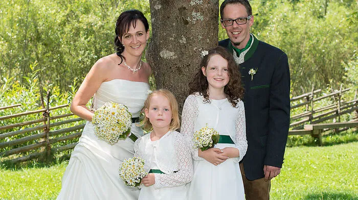 Andrea Stadlhofer und Andreas Ederer haben nach elf gemeinsamen Jahren geheiratet