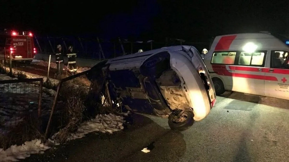 Der Zaun verhinderte einen kompletten Überschlag