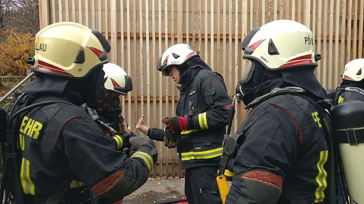 Bereits im November war die Feuerwehr beim Heizraum im Einsatz