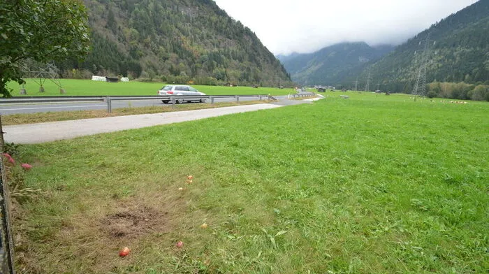 Hier detonierte am 16. September 2014 die Sprengfalle