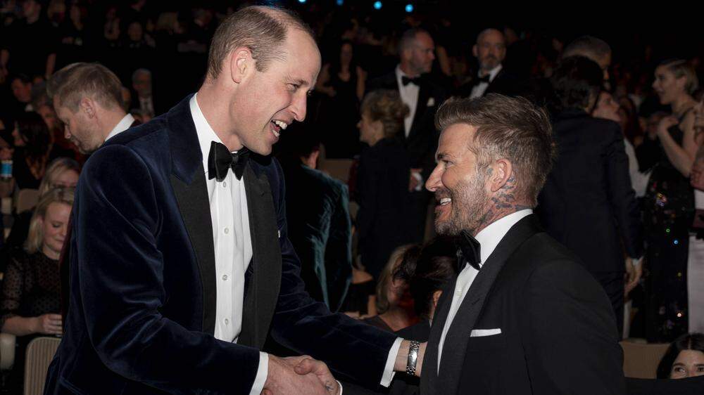 Prinz William und David Beckham unterhielten sich angeregt