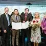 Sigrid Stagl, Gottfried Haber, die beiden Preisträger Uwe Sommersguter und Manfred Neuper, Karina Bachlechner (Tochter von Prof. Horst Knapp) und Marion Morales Albiñana-Rosner