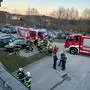 Die Feuerwehr stand mit 58 Kräften im Einsatz