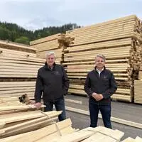 Geschäftsführer Markus Schaffer mit Prokurist Lambert Sattler, hier auf einem Foto aus dem Vorjahr