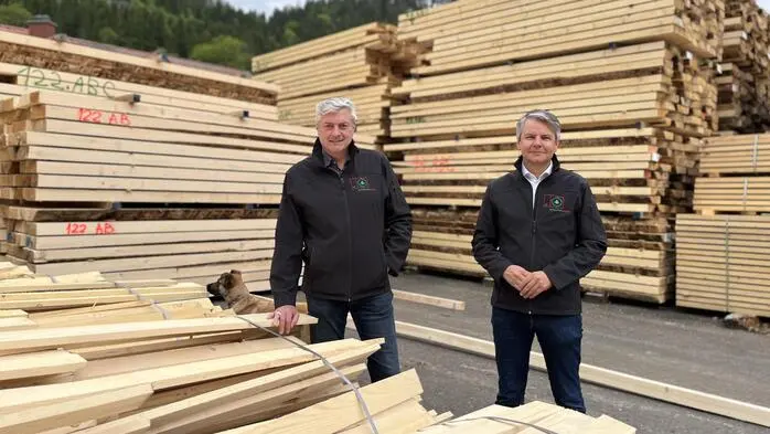Geschäftsführer Markus Schaffer mit Prokurist Lambert Sattler, hier auf einem Foto aus dem Vorjahr