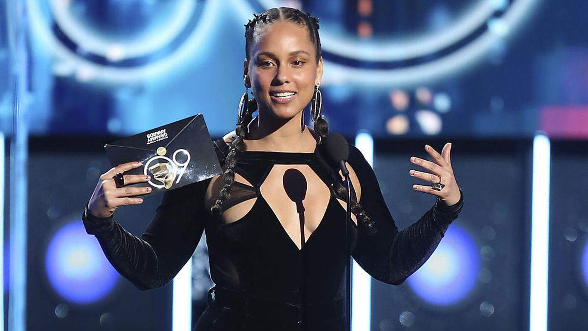 Im Vorjahr gewann Alicia Keys bei den Grammys in der Kategorie &quot;Record of the year&quot;, heuer moderiert die 37-Jährige die Gala