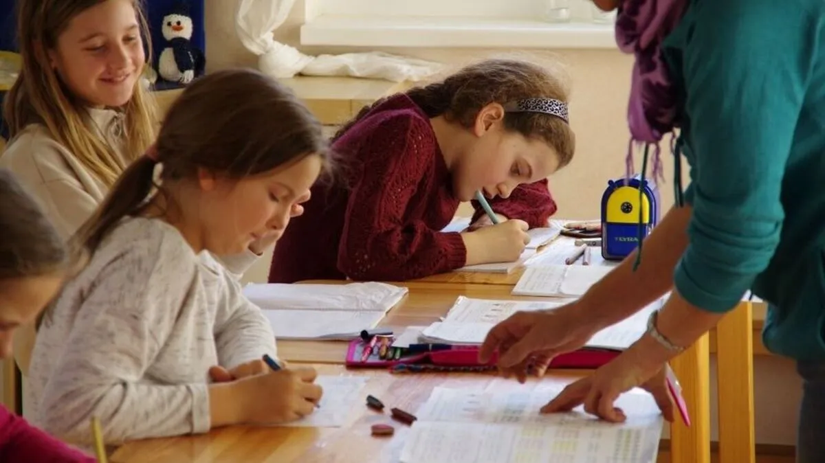 Auch konzentriertes Lernen gehört zu Waldorf	