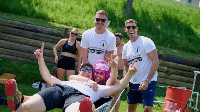 Bereits zum zweiten Mal fand auf dem Gelände der Sportanlage in St. Anna am Aigen ein „Gaudi-Zehnkampf" statt