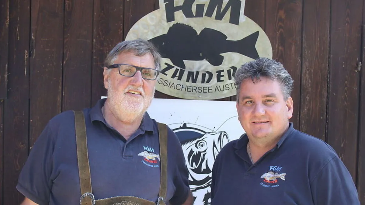 Kassier Erwin Stichauner und Obmann Jürgen Rauter