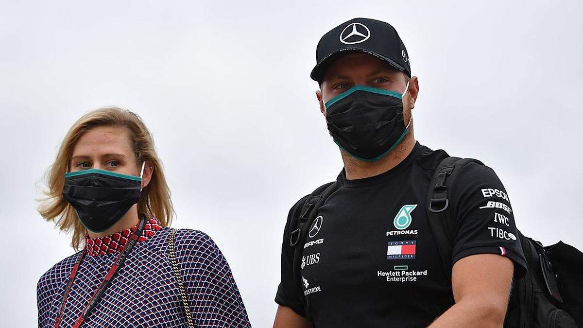 Valtteri Bottas mit Freundin Tiffany Cromwell