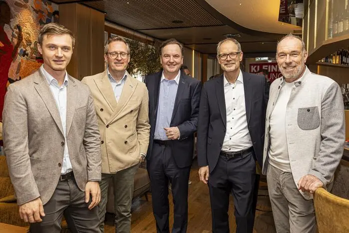 Emanuel Berger, Roland Sint, Bernd Hinteregger, Klaus Ehrenbrandtner und Michael Kummerer