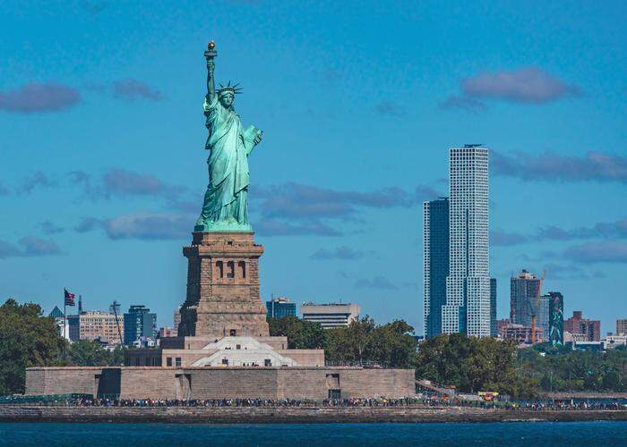 Wahrzeichen von New York, die Freiheitsstatue