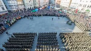Am Grazer Hauptplatz wurden im Vorjahr unter anderem 300 Rekruten angelobt