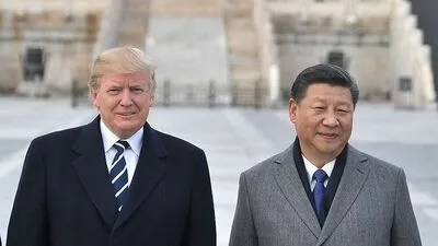 Trump und Xi (bei einem Treffen im November 2017)