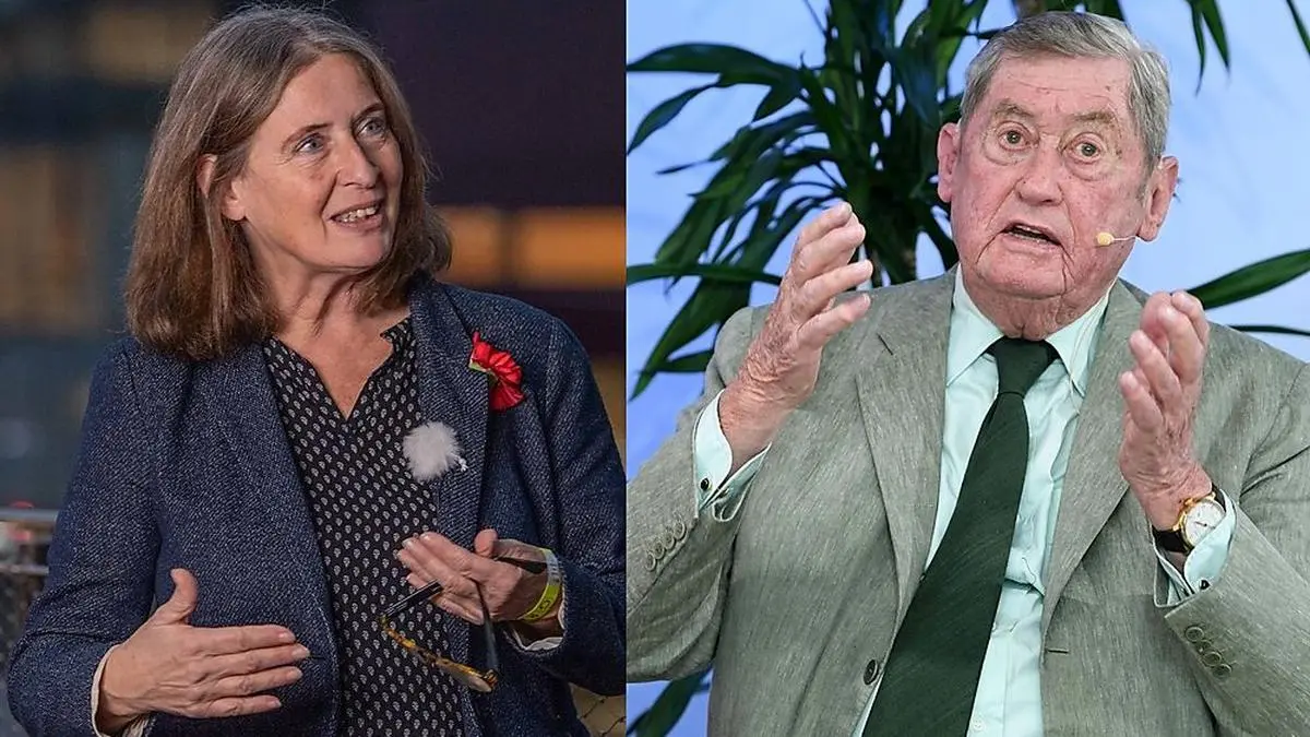 Elke Kahr und Hannes Androsch