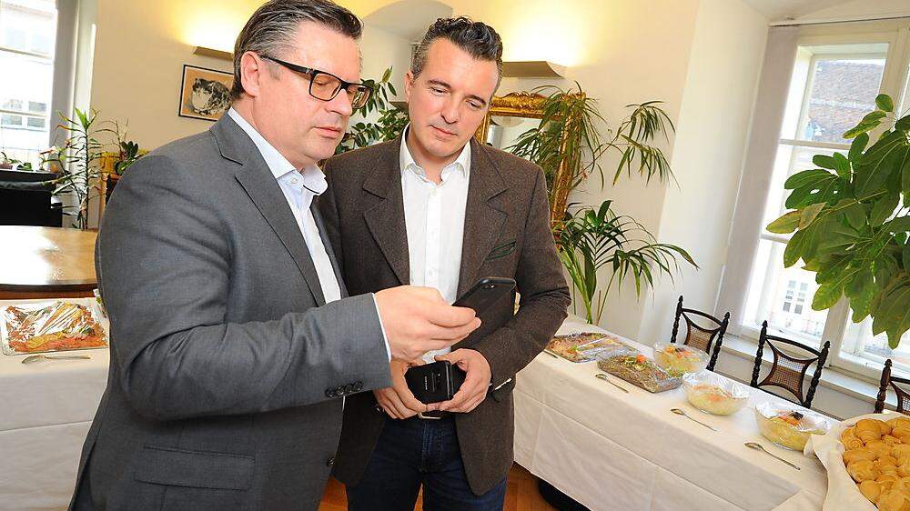 Christian Leyroutz (links) soll Gernot Darmann in Kärnten unterstützen