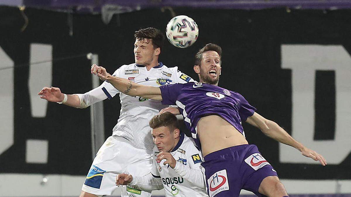 Austria Wien und St. Pölten trennten sich mit einem Unentschieden