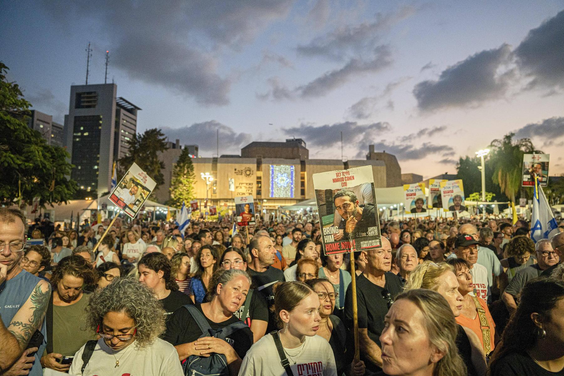 Gazakrieg: Massendemonstration in Israel für Geisel-Deal