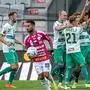 INNSBRUCK,AUSTRIA,31.JUL.22 - SOCCER - ADMIRAL Bundesliga, WSG Tirol vs TSV Hartberg. Image shows the rejoicing of Wattens.
Photo: GEPA pictures/ Daniel Schoenherr